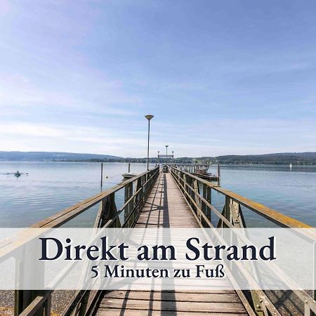 Grosse Moderne Ferienwohnung In Bester Bodenseelage L 1 Minute Zum Bodensee L 3 Zimmer L Vollausgestattete Kueche L Sonnenbalkon L Wlan L Willkommen Im Apartment Mettnau رادولفزيل ام بوندنز المظهر الخارجي الصورة